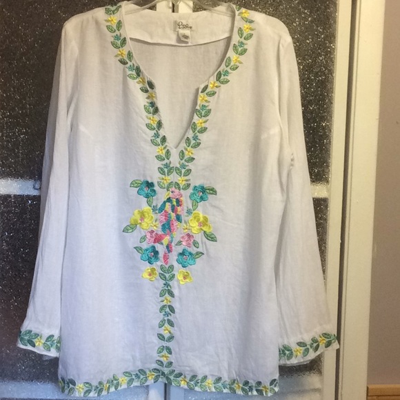 Lilly Pulitzer Tops - Lilly Pulitzer linen top